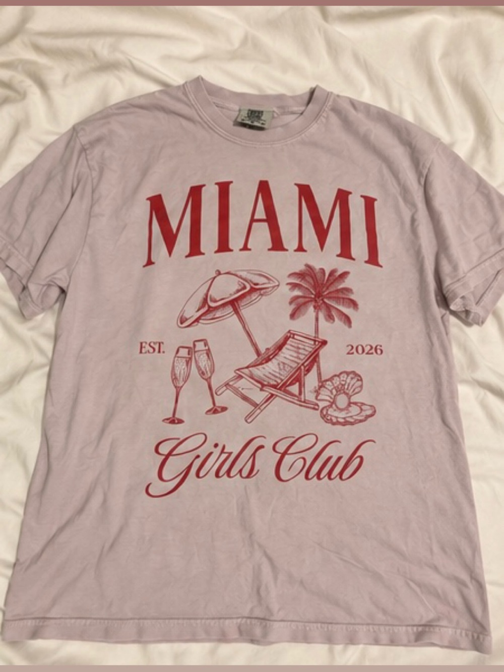 Comfort Colors Miami Girls Club Graphic Tee